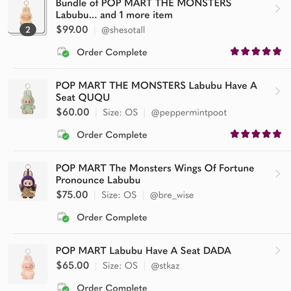 POP MART The Monsters Exciting Macaron Vinyl Plush SESAME BEAN Labubu - Picture 7 of 10